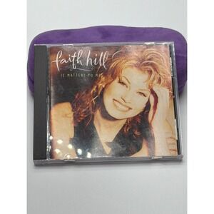 Faith Hill It Matters To Me CD 1995 Country Music Album‎ Warner Bros 9-45872-2